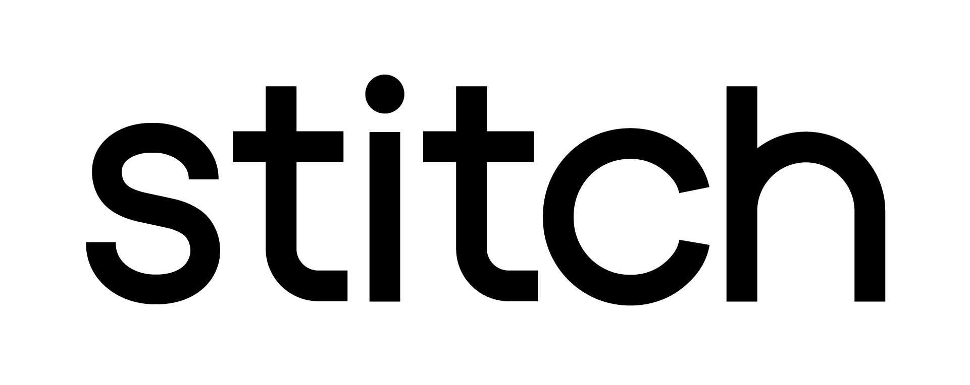 Stitch - Regular black logo